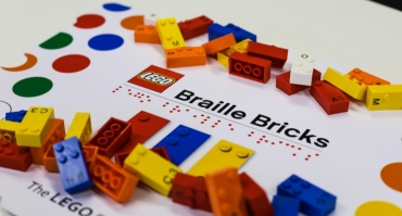 Nauka Braille'a przy pomocy klocków LEGO